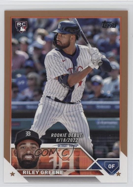 2023 Topps Update Rookie Debut Gold 1289/2023 Riley Greene #US298 02ss