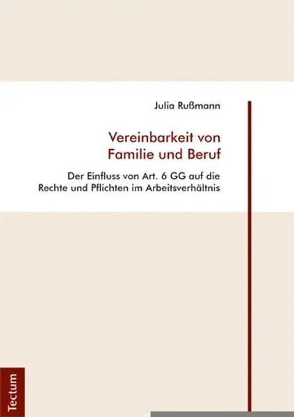 Julia RußMann | Vereinbarkeit Von Familie Und Beruf | Taschenbuch | Deutsch-image