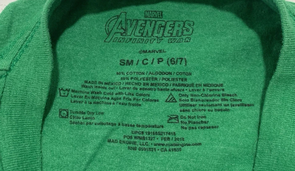 Camiseta gráfica manga corta Marvel Avengers niño talla pequeña Groot Foto 2 de 4