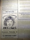 JULY 1920 NEWSPAPER PAGE #2772- CONSTANCE TALMADGE IN "A VIRTUOUS VAMP" 2 PGS — photo 2