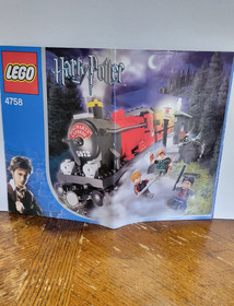 Harry Potter Lego Set #4758 Hogwarts Express COMPLETE w/ MANUAL All Minifigures