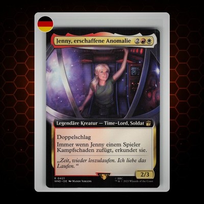 MTG - Jenny, Generated Anomaly/Jenny, erschaffene Anomalie - WHO - Deutsch - EX