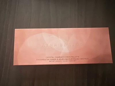 ATHR Beauty Crystal Charged Cheek Palette Glow Shimmer Pressed Powder Shades