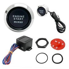 Push Start Button, Car 12V LED Engine Start Push Button Switch Ignition Input