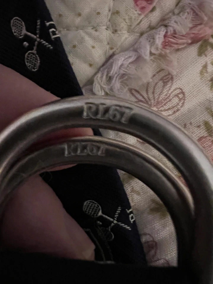 Cinto ajustável vintage polo Ralph Lauren azul marinho/branco tênis  - Imagem 2 de 4