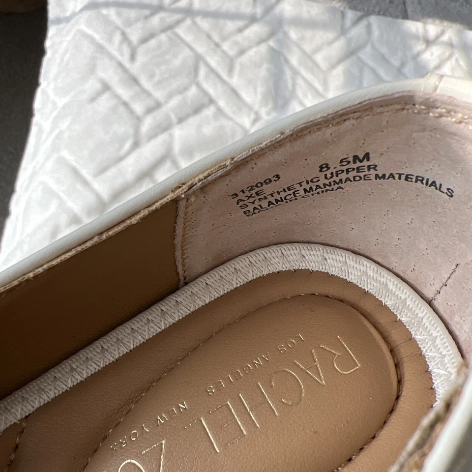 Mocasines planos Rachel Zoe beige de lino talla 8,5 M nuevos sin caja Foto 4 de 4