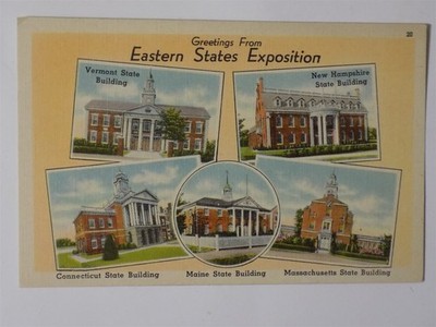 West Springfield, Massachusetts MA ~ Eastern States Exposition 1940s MULTIVIEW