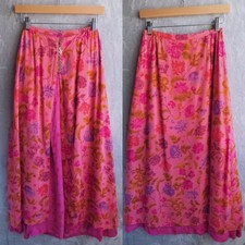 Maxi Falda OILILY Estampado Floral Mixto Talla 36/S Boho Colorida Madreperla