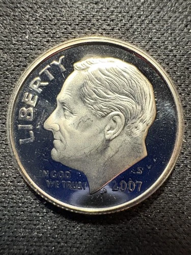 2007-S 10C CLAD (Proof) Roosevelt Dime