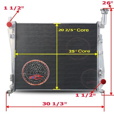 4 Row Radiator For 2011-2021 2018 Jeep Grand Cherokee/Dodge Durango 3.6L 5.7L