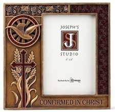 Joseph's Studio by Roman, Confirmation Collection, 7.5"H CONFIRMATION FRAME 4...