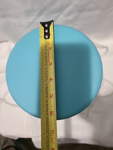 Turquoise Plastic Desk Table Night Mood Lamp Vintage Retro Intertek - Picture 5 of 6