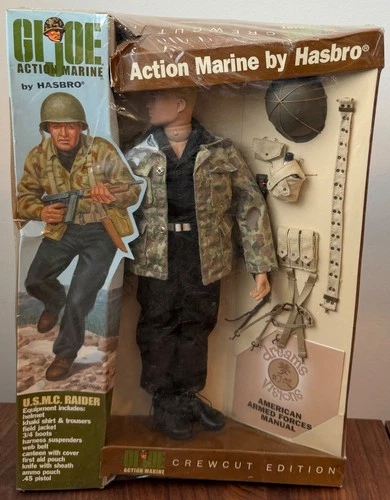 G.I. Joe Action Marine Crewcut Edition U.S.M.C. Raider Figure New 2004