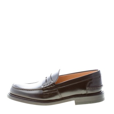 MILLE885 Men's College Loafer Shoes Brushed Leather Penny Mask Mask