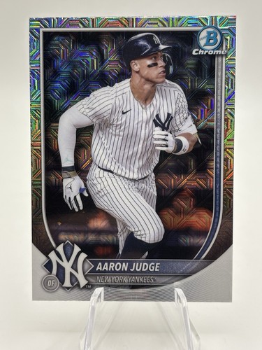 2025 Bowman Chrome Aaron Judge Mega Box Mojo Refractor #99 NY YANKEES