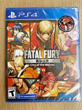 Fatal Fury City Of The Wolves Special Edition PS4 US Ver New Sealed Fast Ship