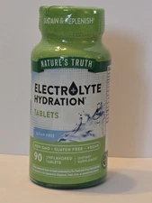 Nature's Truth Electrolyte Hydration Tablets 90 CT 11/2026+