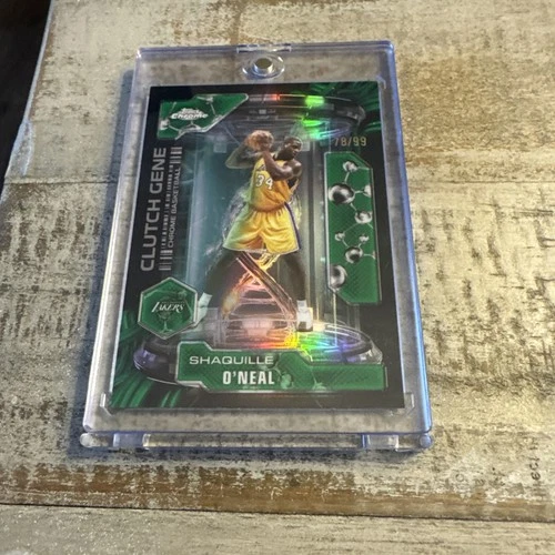 2025 Topps Chrome Shaquille O'Neal Refractors Green (RAW)