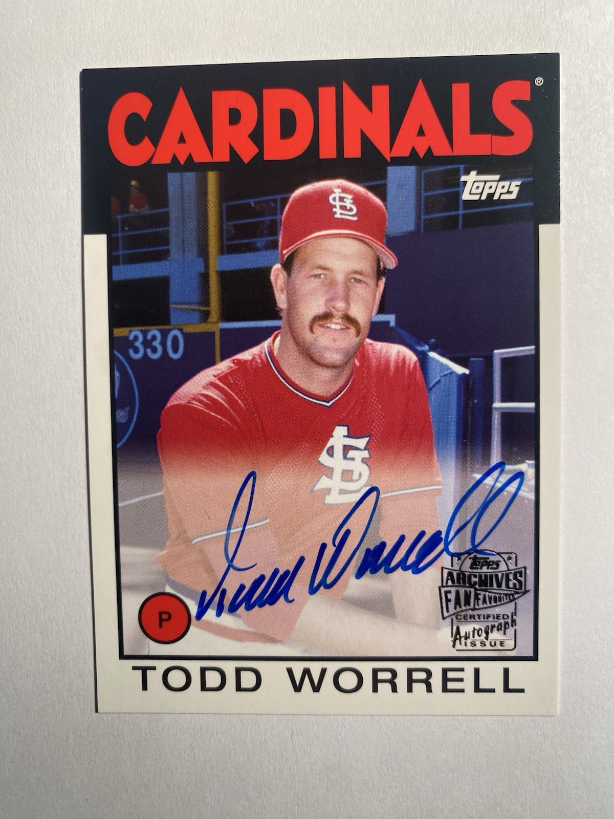 2020 Topps Archives - Fan Favorites Autographs Todd Worrell #FFA-TW