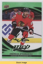 2023-24 Upper Deck MVP Green Script Andreas Athanasiou #153 READ 1g4p