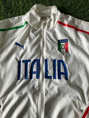 Puma Italy Men's Walk Out Anthem Jacket World Cup 2014 - White | eBay
