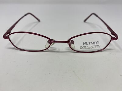 Nutmeg Collection NM140 Raspberry 44-18-130 Red Wine Eyeglasses Frame F371