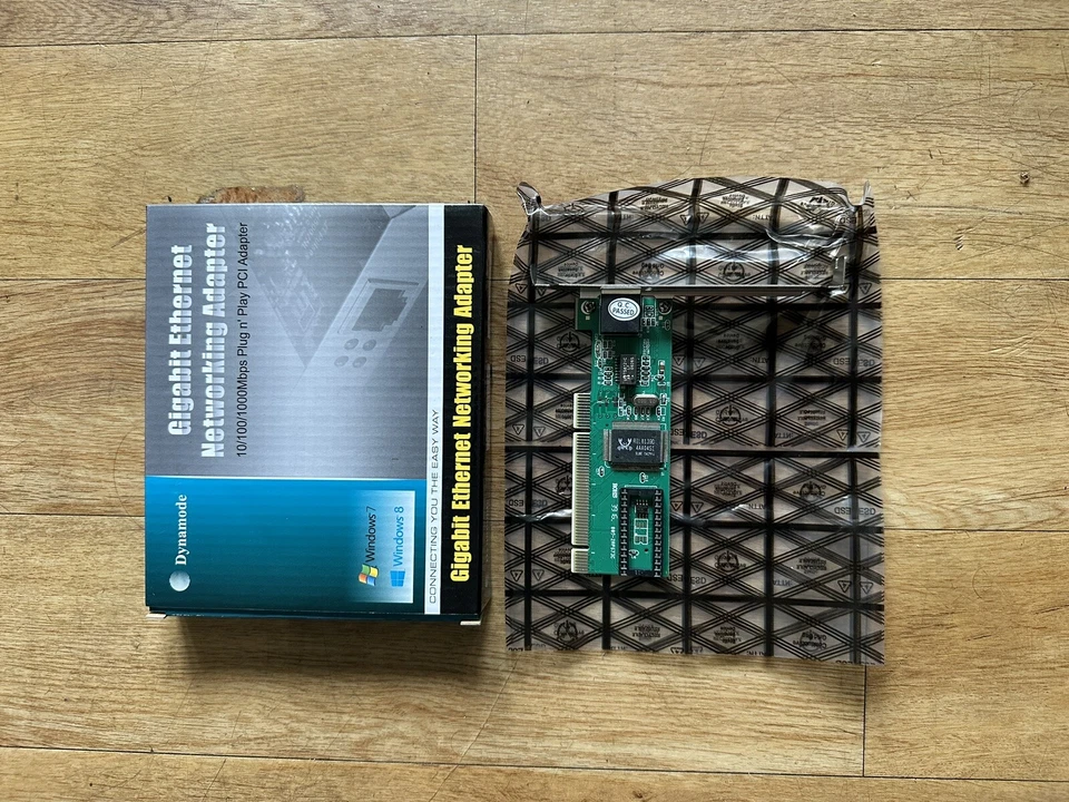 Dynamode Gigabit Ethernet Networking Adapter 10/100/1000Mps Plug & Play PCI - Image 2 of 2