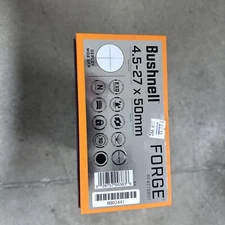 New Old Stock Bushnell Forge 4.5-27x50 RF4275BS1 Rifle Scope Second Focal MOA