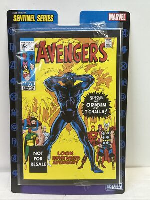 Marvel Legends Toybiz Black Panther Comic File Card Avengers 87
