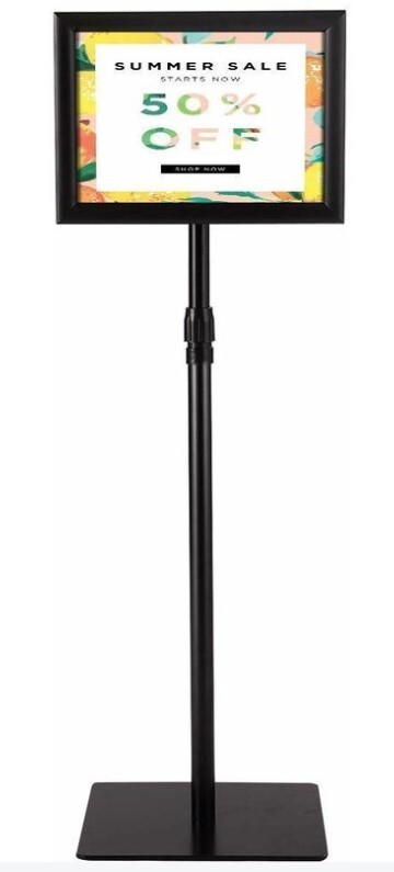 Supporto Per Poster Da Pavimento Regolabile - Per Negozi, Matrimoni, Mostre - Foto 4