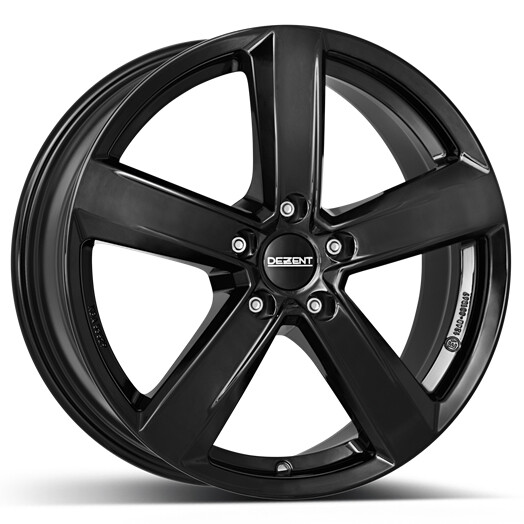 4 cerchi in lega DEZENT TU black 7,5x18 5x108 ET 49 per PEUGEOT TOYOTA