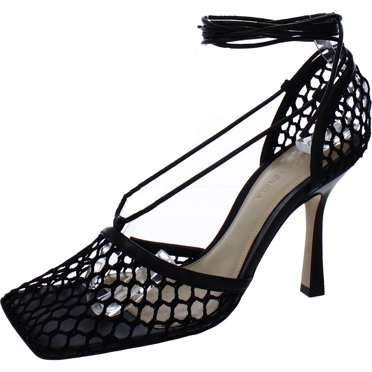 Женские босоножки Bottega Veneta из стрейчевой ткани, вечерние туфли-лодочки, BHFO 1762