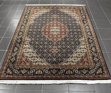Perserteppich Täbriz mit Seide sehr fein 150 / 200  ( FRISCH GEWASCHEN)