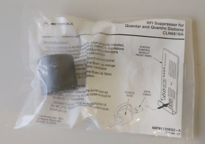 New Sealed Motorola RFI Suppressor for Quantar/Quantro Stations  CLN6816A