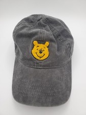 Disney Winnie  the  Pooh Embroidered Distressed Cap Hat Adult Strapback VGC RARE