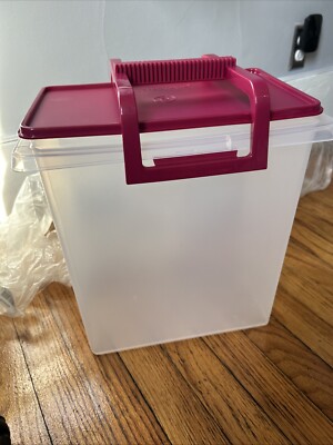 Tupperware Large Carry All Storage Container with Handle 13L W  Seal New