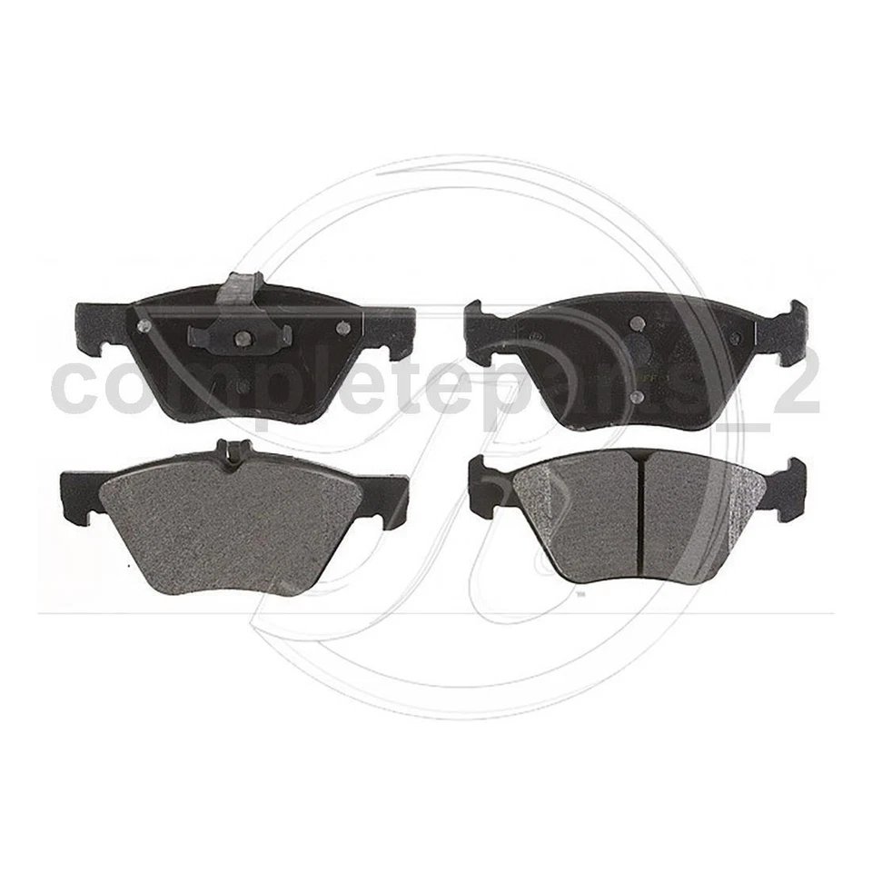 Juego de 2 pastillas de freno delanteras traseras para Mercedes-Benz CLK320 3,2 L_ Foto 3 de 4