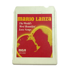The Greatest Of Mario Lanza 8-Track Tape DVS2-0429 RCA Records 1980 Untested