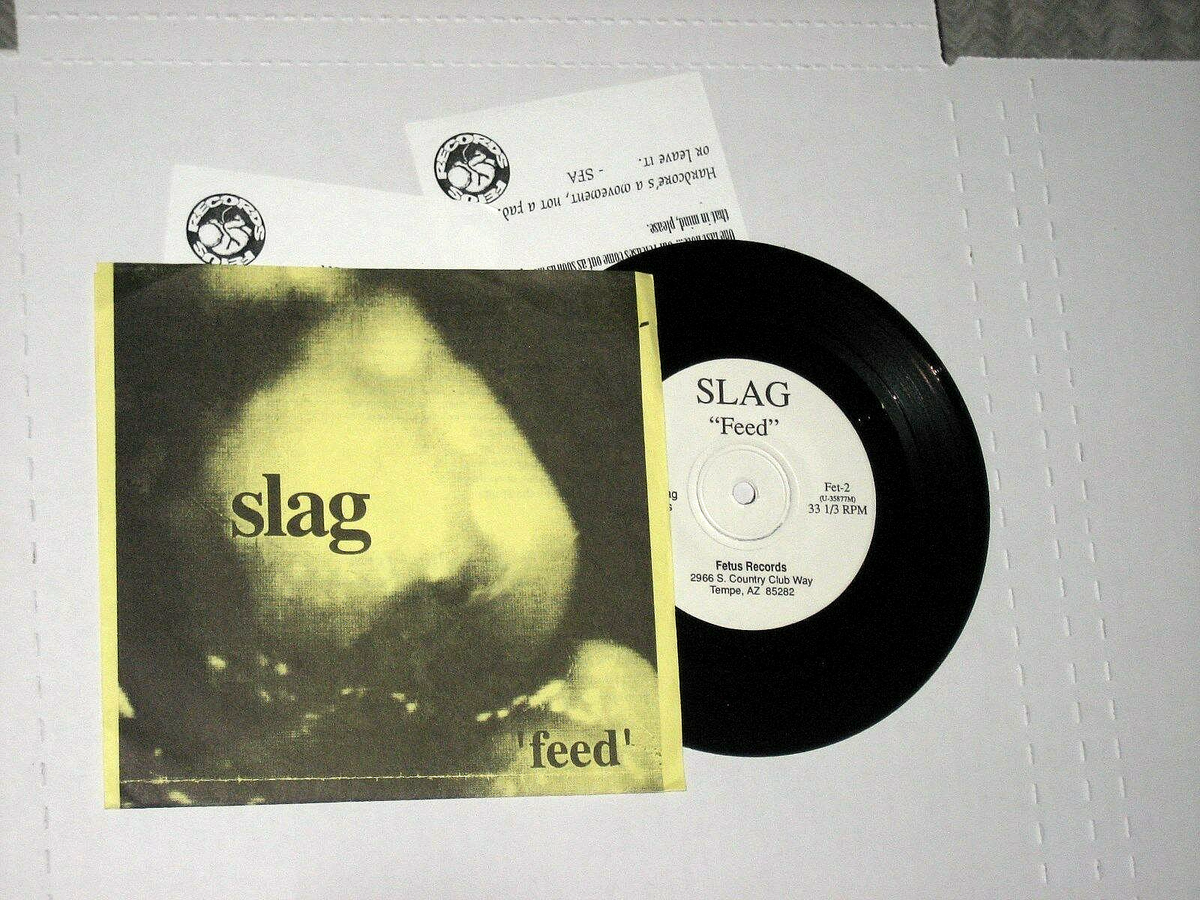 33 rpm 7 inch SLAG..FEED(5 SONG EP)FETUS FET-2 nice SEE PICS | eBay