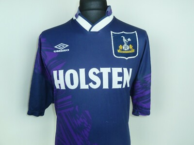 UMBRO トッテナム　ユニフォーム　HOLSTEN Tottenham Hotspur Away football shirt 1994 - 1995 Umbro Purple