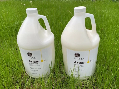 LUSETA GAL ARGAN OIL SHAMPOO&CONDITIONER REJUVENATE&REVIVE FOR DRY DAMAGED HAIR