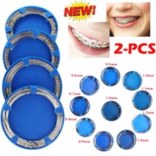 2 Packs Dental Orthodontic Stainless Steel Wire 0.5 0.6 0.7 0.8 0.9 1.4 1.6 1.8
