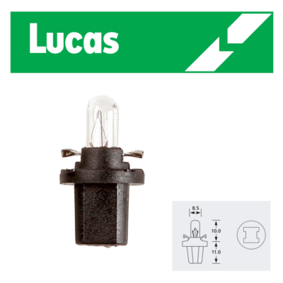 Pack De 4 Bombillas De Panel De Instrumentos 12V/1.2W Para Porsche 924, 928, 944, 968, Base Negra Osram