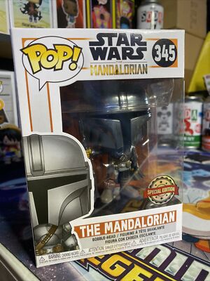 Funko Pop The Mandalorian Full Chrome 1st wave Special Edition Amazon