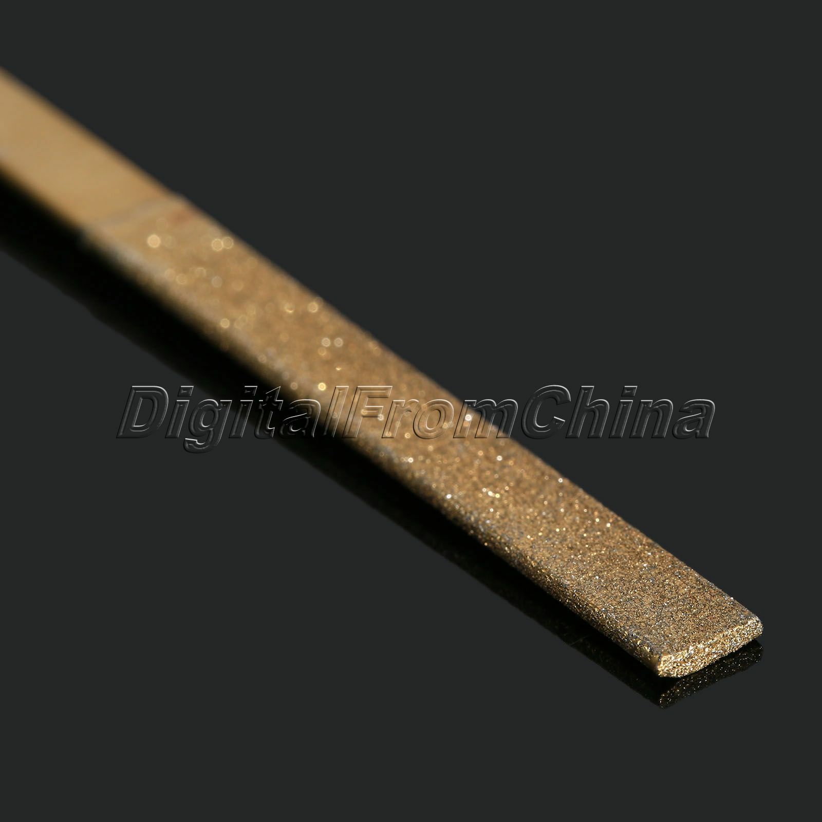 10Pc 3 x 140mm Titanium Diamond Coating Needle File Set Metal Working ...