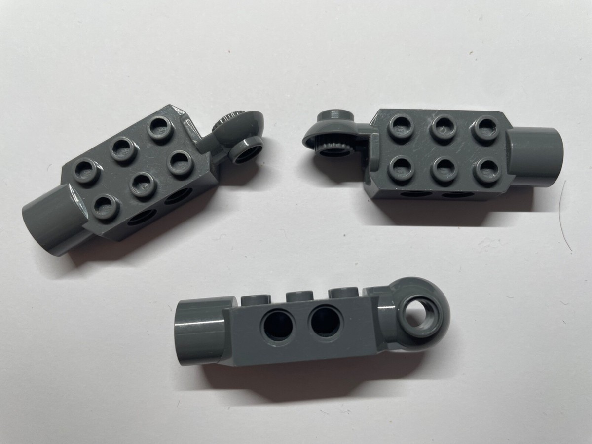 Lego 3x dk bluish gray technic brick rotation vertical side 7709