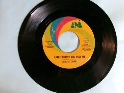 GARLAND GREEN - JEALOUS KIND OF FELLA /I CAN'T BELIEVE YOU QUIT ME-45 EX UNI