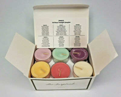PartyLite 18 Pc Tealight Candle Set Be Inspired New Box HTF P6F/P84033