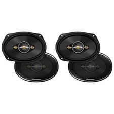 Pack of 4 PIONEER, 4 Way Coaxial Car Audio Speakers,Clear Sound Quality 6  x 9  