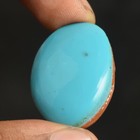 Natural Blue Turquoise Cab 36.35 Ct. Oval Cabochon Loose Gemstone DT-17